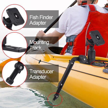 Kayak Fish Finder Mounting Plate &ndash; Transducer Arm Swivel