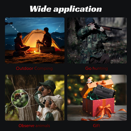 Night Vision Monocular 10x Zoom &ndash; Full Dark Viewing 5W IR