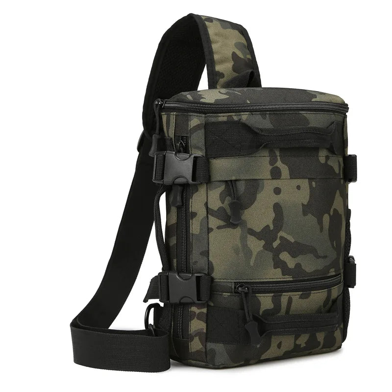 Tactical Climbing Chest Bag &ndash; Large Capacity Outdoor Use CP
