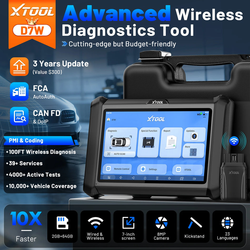 Diagnosetool mit bidirektionaler ECU-Codierung für FCA D7W