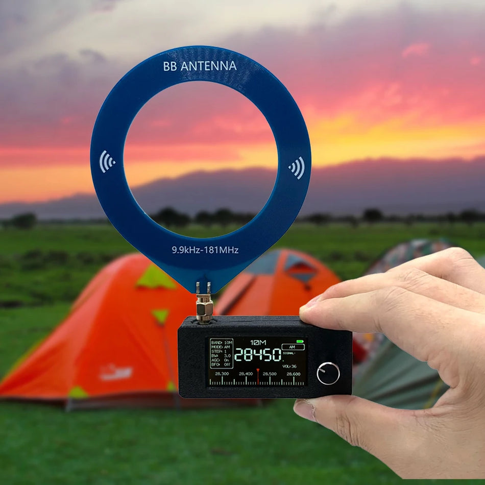 Mojoyce SI4732 Ραδιόφωνο Τσέπης Όλων των Ζωνών 0.5 έως 108MHz Οθόνη