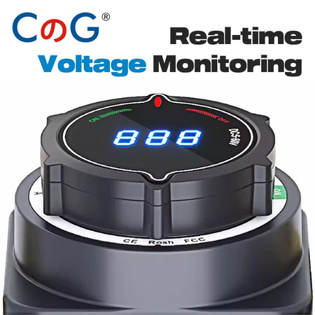 CG Digital Battery Disconnect Switch with Voltmeter for 5-80VDC Systems
