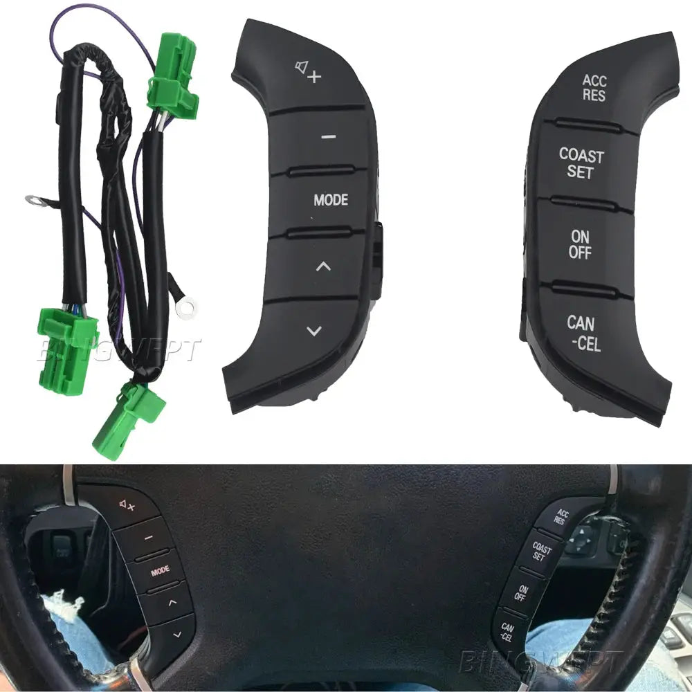 Steering Wheel Audio Control Switches Button For Toyota Mitsubishi Montero Pajero IV V93 V97 8701A383 8602A045 8602A006 by InterCyprus Trading Ltd