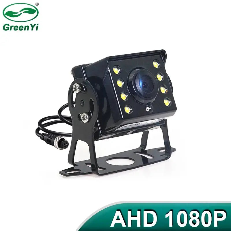 GreenYi HD AHD 1920*1080P Starlight Night Vision 8 LED Car Rear View Reverse Backup AHD Camera With 10M 15M 20M Video Cable by InterCyprus Trading Ltd