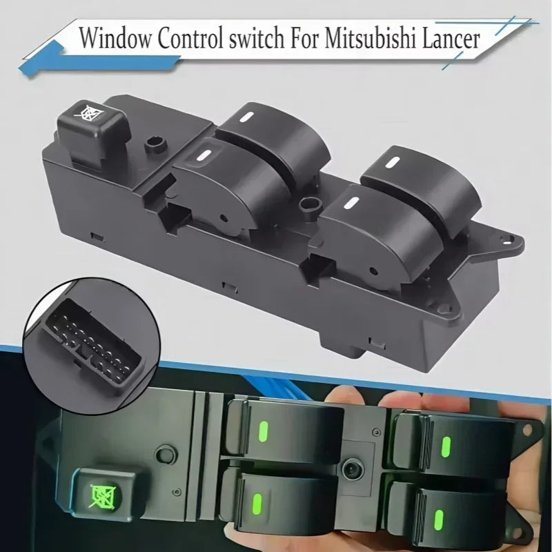 Comutator electric pentru fereastra din față stânga pentru Mitsubishi Lancer L200 Grandis MR587942