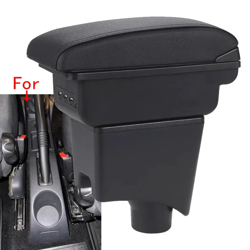 Center Console Armrest Box With Leather and ABS For Dacia Renault Nissan by InterCyprus Trading Ltd