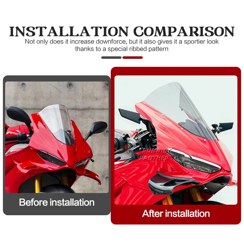 Aizmugures Skats Spogulis Melns Ducati Panigale V4/V4S (2025-2026)