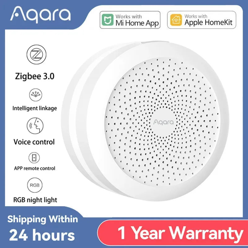 Aqara M1S Zigbee 3.0 Pametni Dom Hub Gateway S RGB Noćnom Lampom