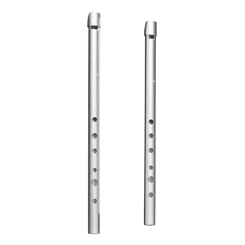 Flauta Tin Whistle de 6 Furos em C D, Flauta Musical Irlandesa de Alumínio