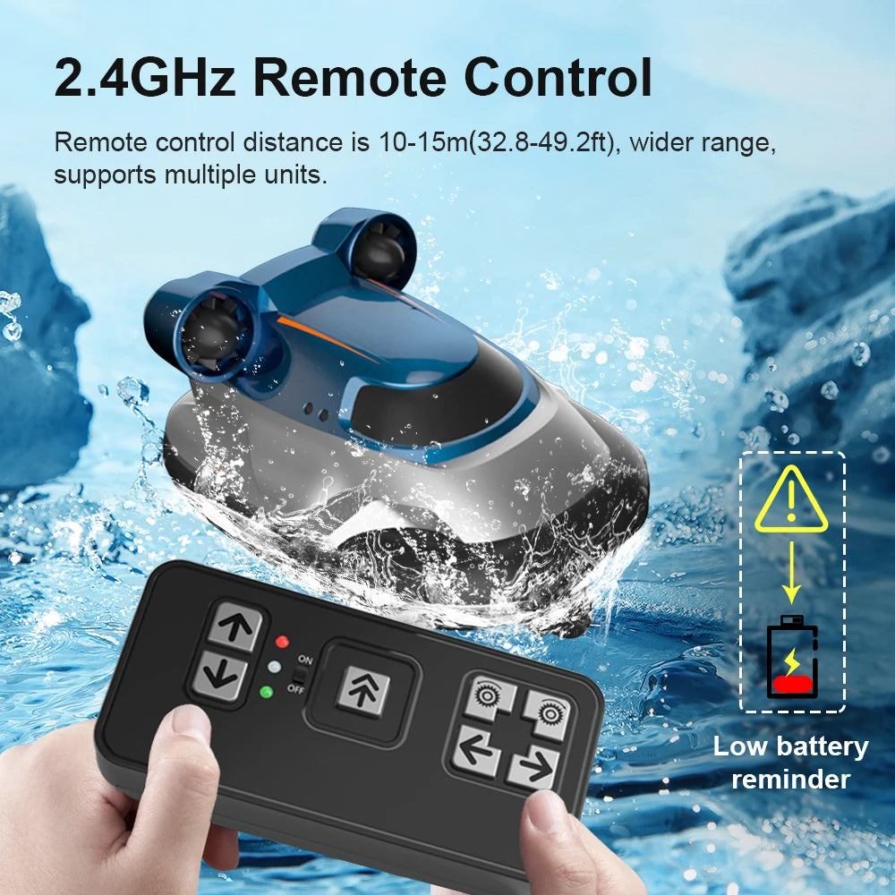 Mini RC Boats 2.4GHz Hovercraft &ndash; High Speed Performance