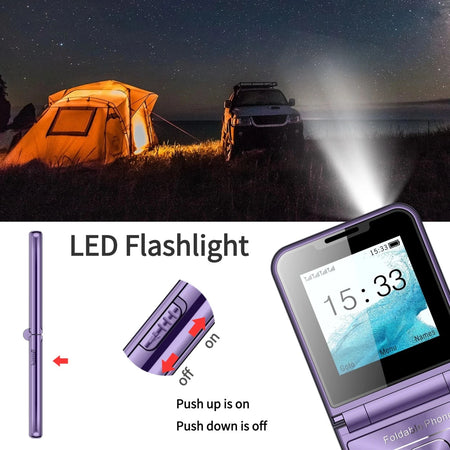 Beauty Foldable Pocket Mobile Phone &ndash; 4 Sim Card Support