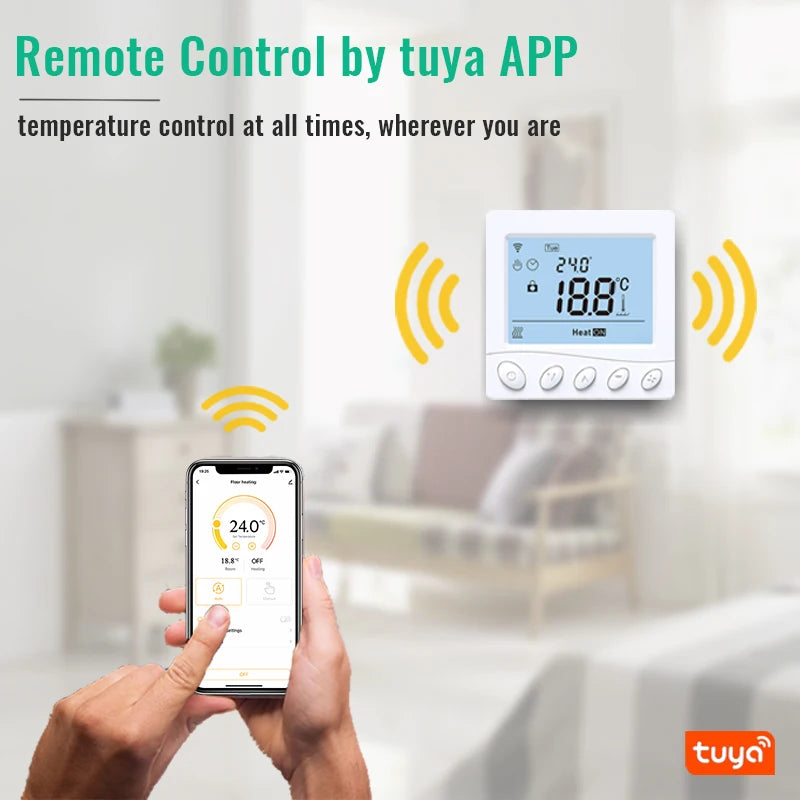 Warm Floor Thermostat WiFi Tuya &ndash; Smart Home Compatible