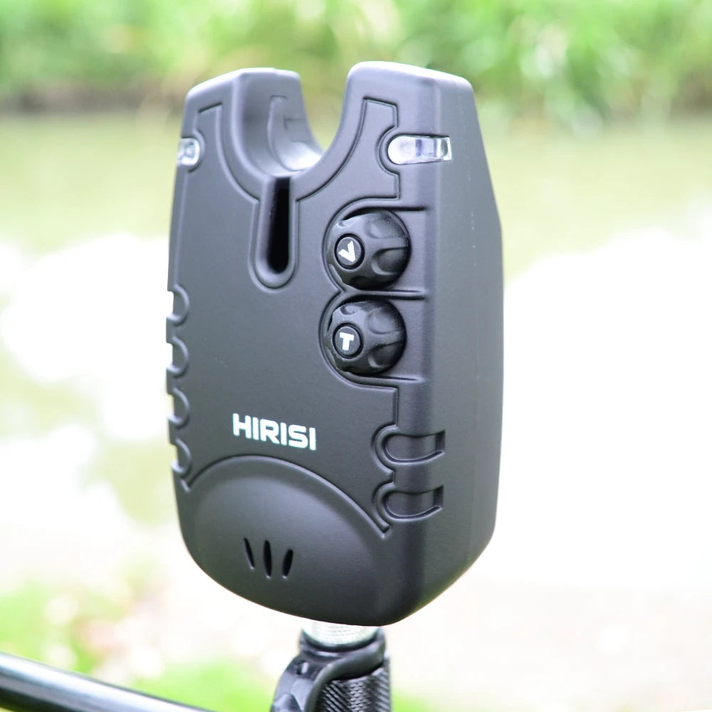 Hirisi Lot De 4 Détecteurs Touche Sans Fil Pêche Carpe - Alarmes Étanches Avec Récepteur Radio 100m