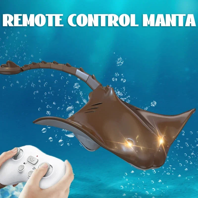 2.4G Remote Control Manta Ray Toy - Waterproof Pool Fun
