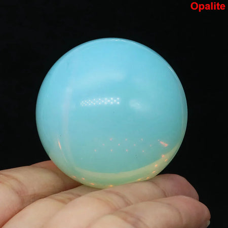 40mm Natural Stones Ball Reiki Crystal Sphere &ndash; Chakra Gems Opalite / 1PC