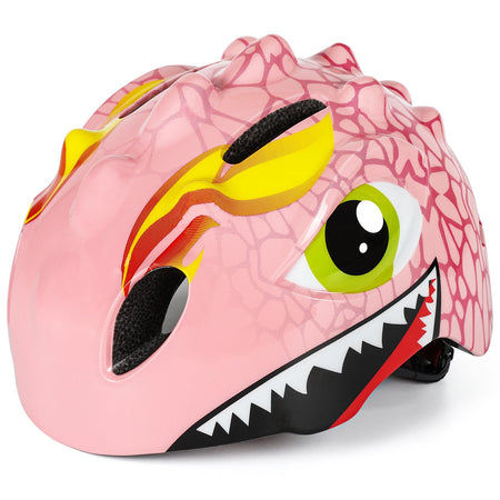 VICTGOAL Kids Helmet Set &ndash; Fun Cartoon Design with Safety Gear Pink Helmet / S