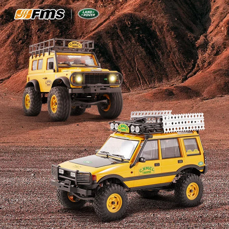FMS Mini 1/24 FCX24M Land Rover Series RC Off-Road 4x4 Vehicle - Ultimate Remote Control Crawler for Adventure