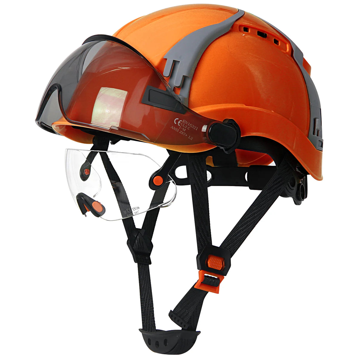 AQM0257 &ndash; CE Safety Helmet With Double Goggles Ultra