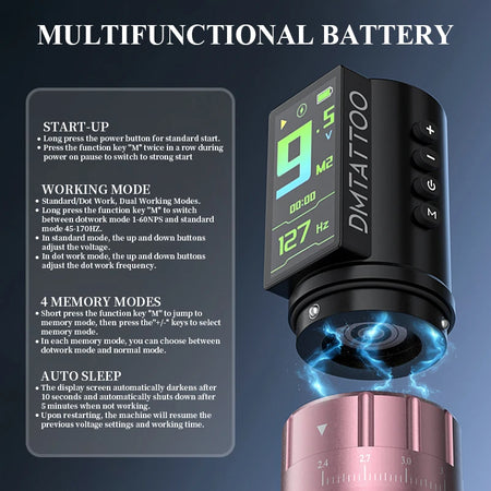 DM Venom Adjustable Stroke Tattoo Machine &ndash; Compact