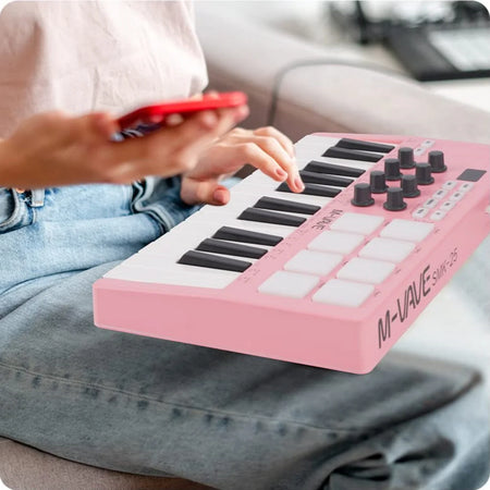 M-VAVE SMK-25 USB MIDI Keyboard Controller - Bluetooth
