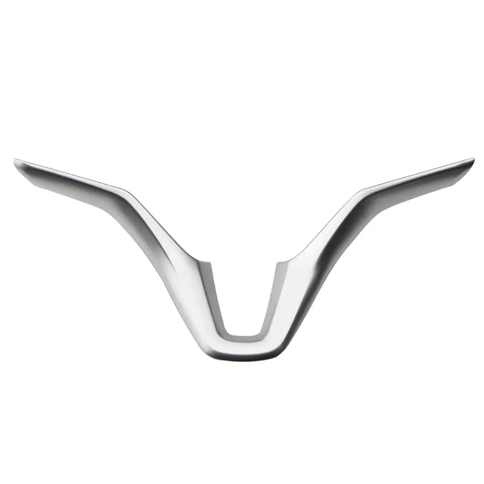 Naklejki na wykończenie pokrywy koła kierownicy do Hondy Vezel HR-V 2014-2019, akcent chromowany