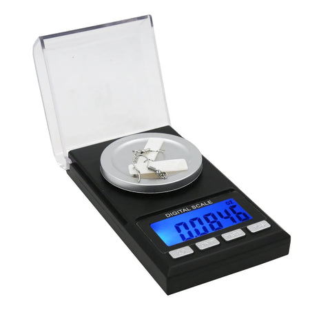 Mini Scale 50g/0.001g Portable Digital Scale &ndash; Backlit LCD black