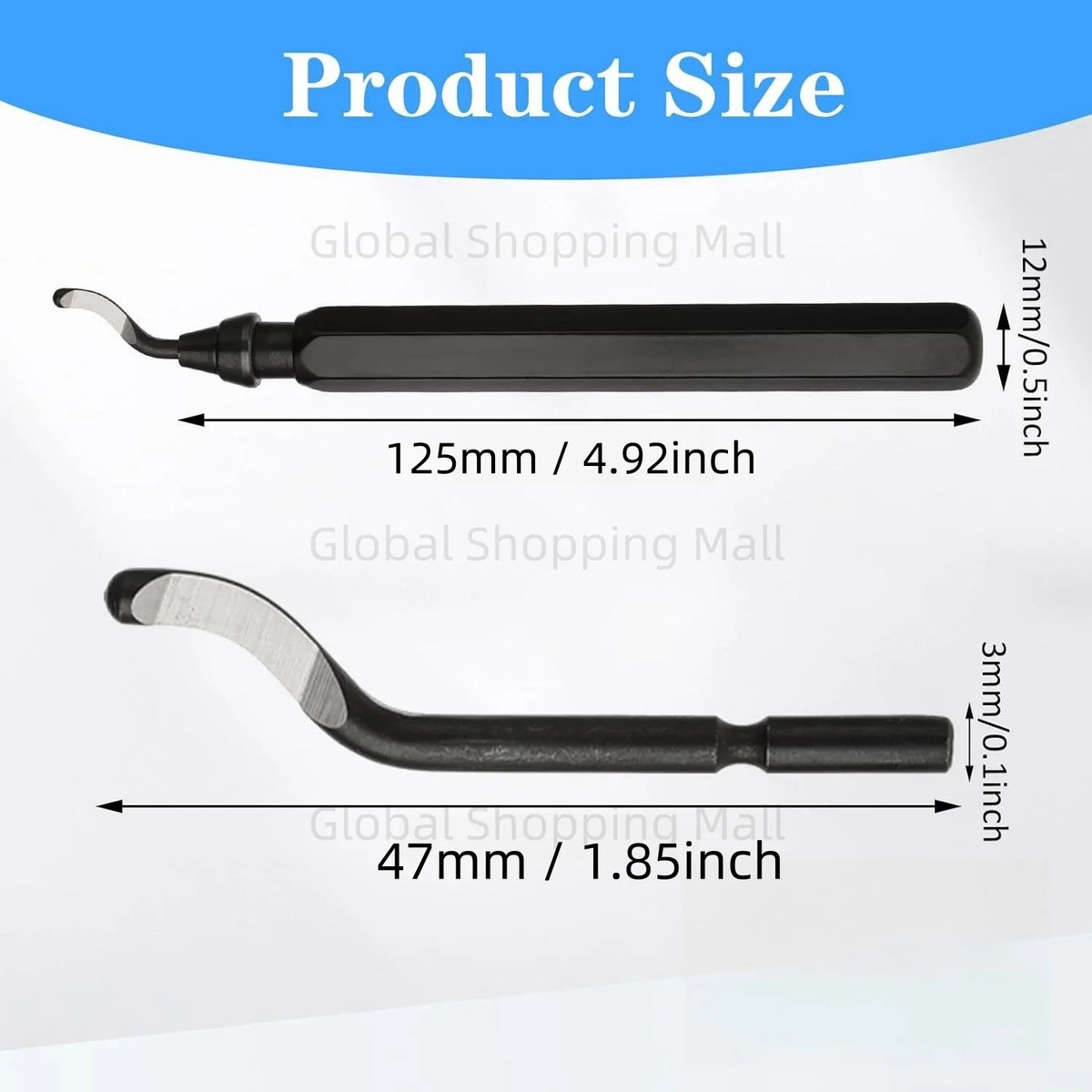 Metal RB1000 Deburring Tool Kit - Efficiently Smooth Wood &amp; Plastic