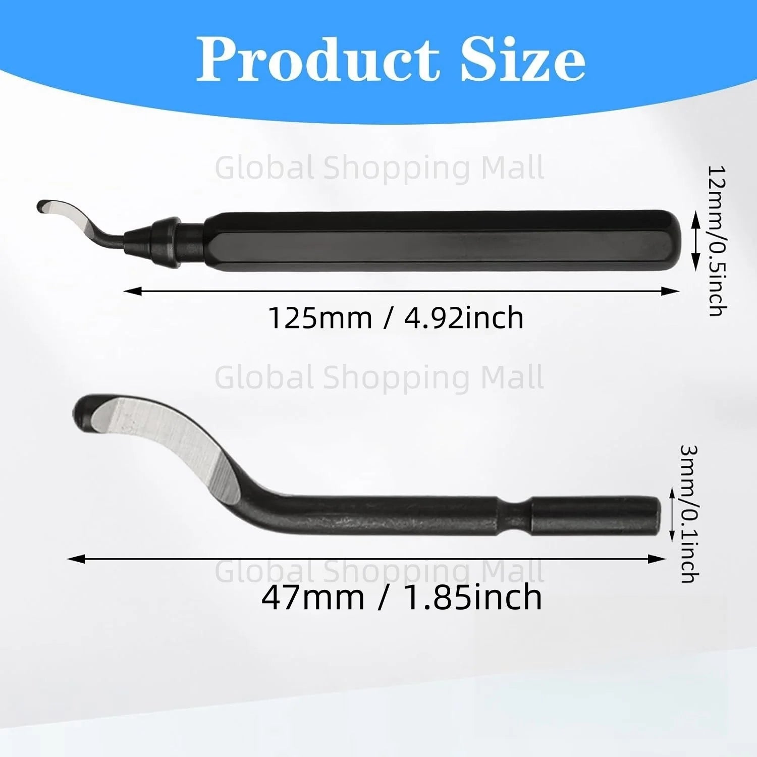 Metal RB1000 Deburring Tool Kit - Efficiently Smooth Wood &amp; Plastic