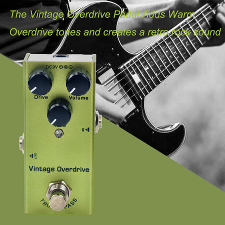 Miwayer Multi-Effect Guitar Pedal &ndash; True Bypass Rich Tones 01-Vintage Overdrive