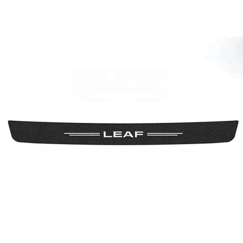 Carbon Fiber Door Sill Protector For Nissan Leaf 60cm 7cm 1pc trunk