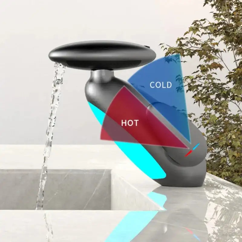 Large LED Basin Faucet Temperature Sensitive &ndash; 4 Modes
