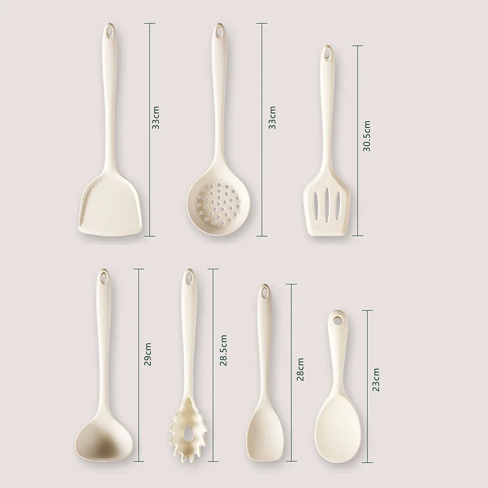 7Pcs Silicone Kitchenware Set &ndash; Heat-Resistant and Eco-Friendly