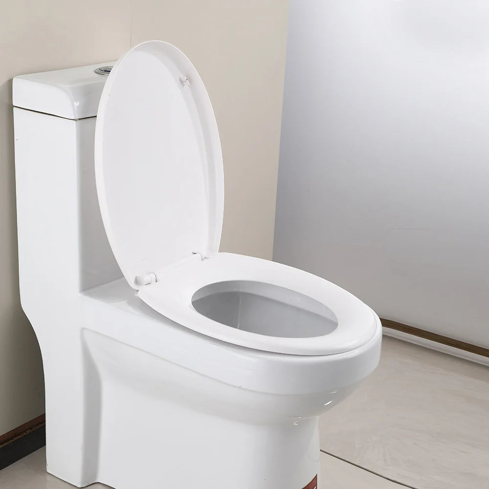 V-Shaped Toilet Seat - Quiet Close Lid For All Ages
