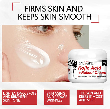 Kojic Acid &amp; Retinol Brightening Moisturizing Cream