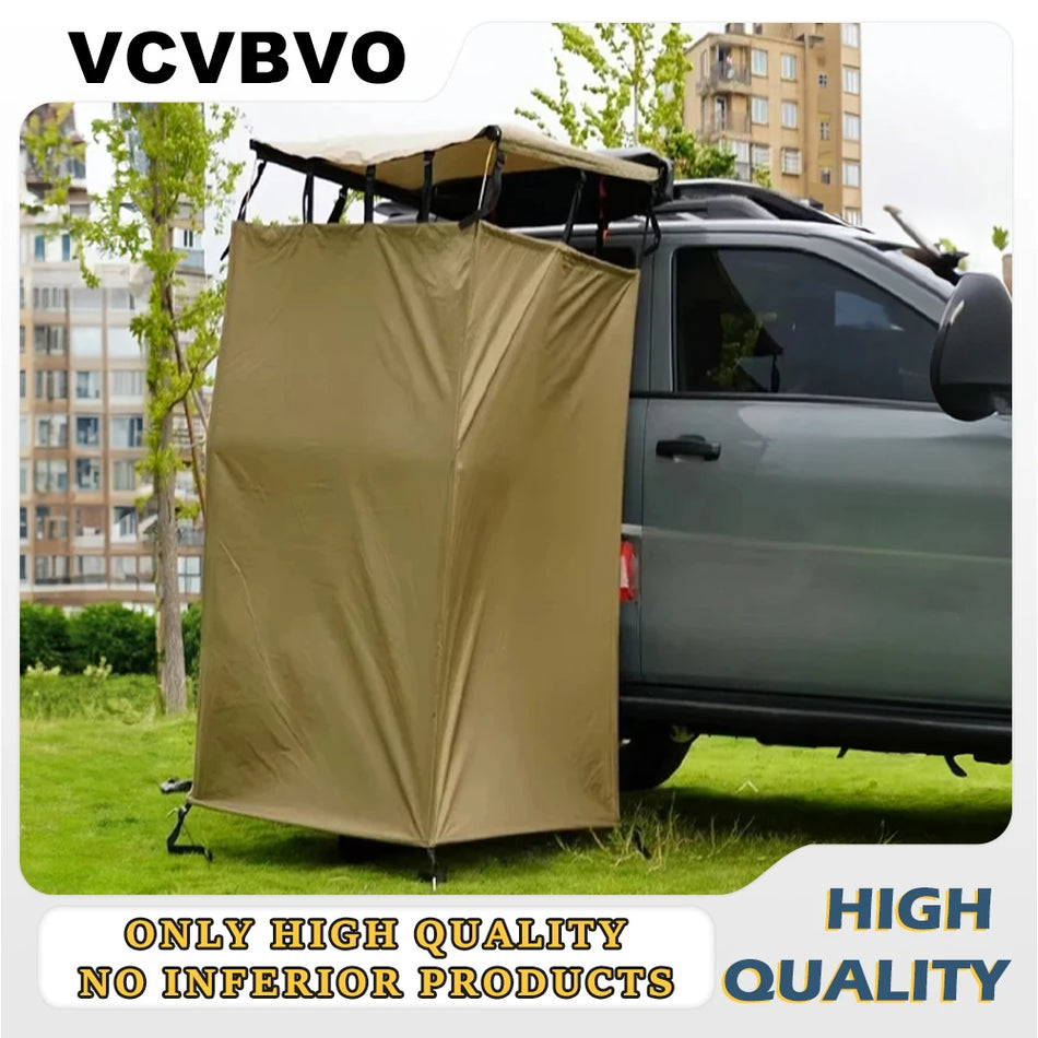 Pārvietojama kempinga privātuma dušu telts ar pārģērbšanās istabu, izvelkams āra duša, ūdensizturīgs 3000mm