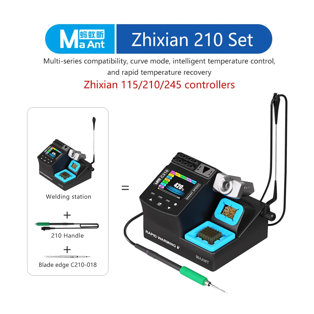 MAANT C210 Soldering Station &ndash; Fast Heat For Phone Repair C210 / 220V