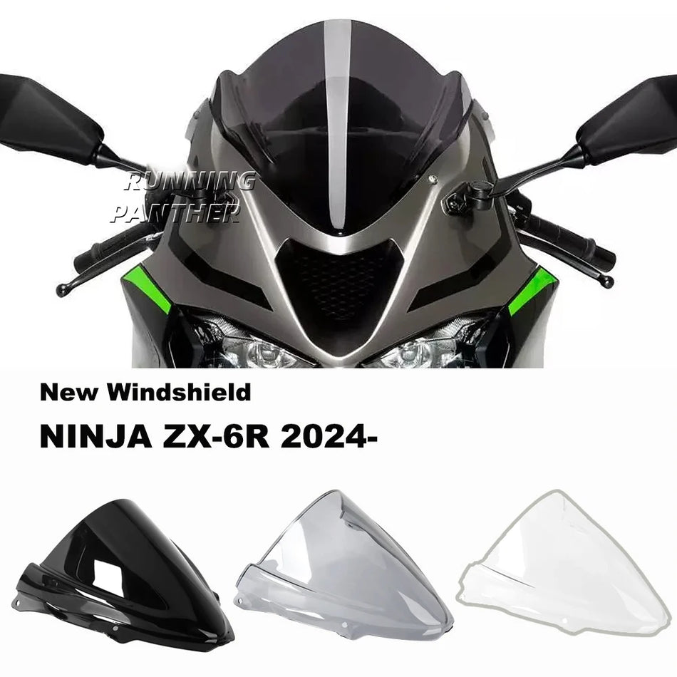 Windshield Wind Deflector Visor for Kawasaki Ninja ZX-6R 2024-2025