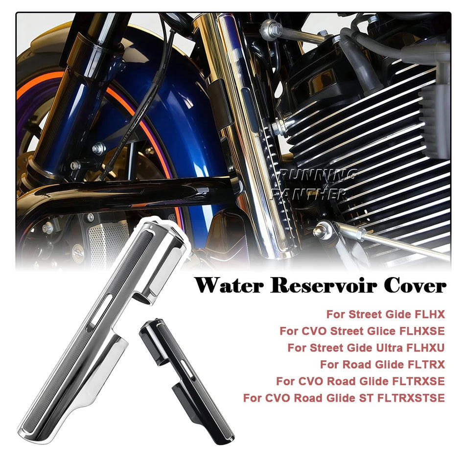 Radiator Decorative Cover and Water Reservoir Cover for Harley-Davidson Road Glide Street Glide FLTRXSE FLHX FLTRX CVO
