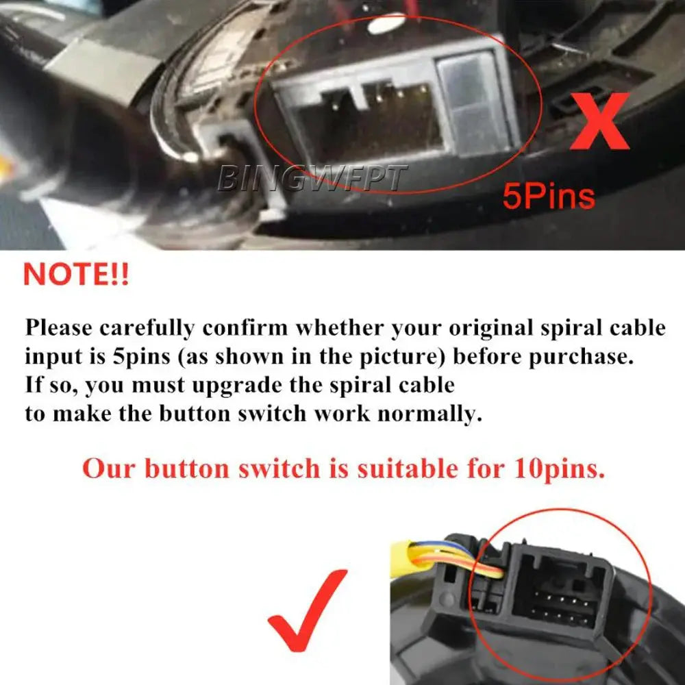 High Quality Steering Wheel Switch Audio Radio Control For Mitsubishi Outlander ASX Colt Pajero Sport 2007-2012 by InterCyprus Trading Ltd