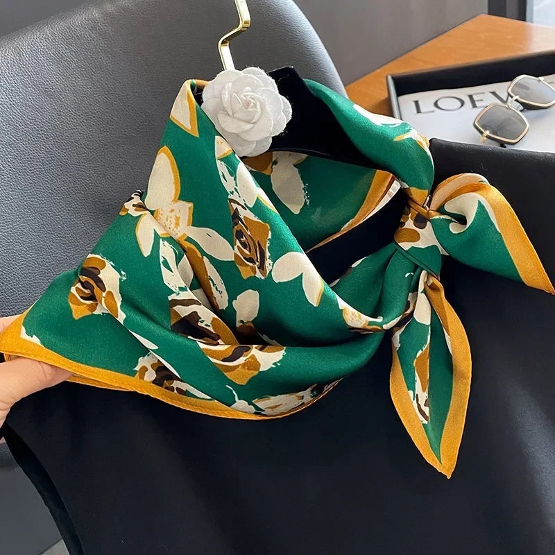 YIMOERSS Silk Bandana Scarf &ndash; Luxurious 100% Real Silk