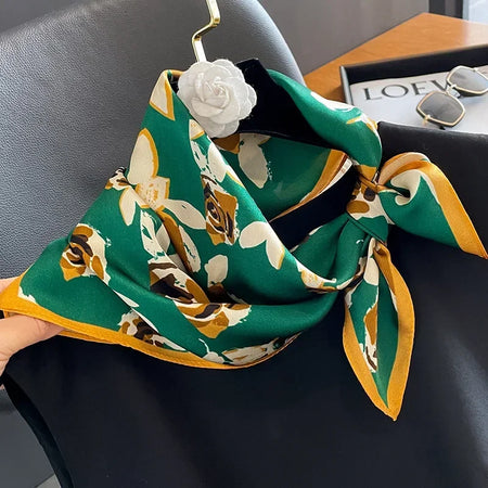 YIMOERSS Silk Bandana Scarf &ndash; Luxurious 100% Real Silk