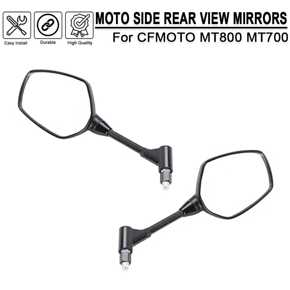 Motorcycle Rearview Mirror Side Mirror Reflector Accessories Rearview Mirror Assembly For CFMOTO MT800 MT 800 MT700 MT 800 700 by InterCyprus Trading Ltd