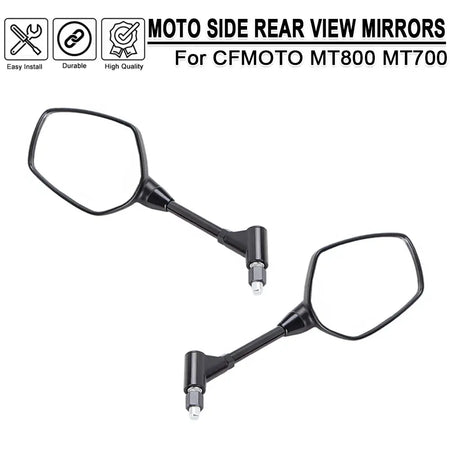 Motorcycle Rearview Mirror Side Mirror Reflector Accessories Rearview Mirror Assembly For CFMOTO MT800 MT 800 MT700 MT 800 700 by InterCyprus Trading Ltd