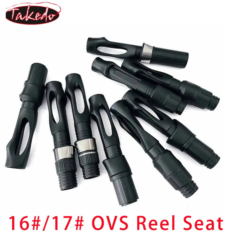 🟠 Takedo 16# 17# OVS Spinning Reel Seat DIY Rod Building Building Επισκευασία Αξεσουάρ Εξαρτήματα Εργαλεία Εργαλεία