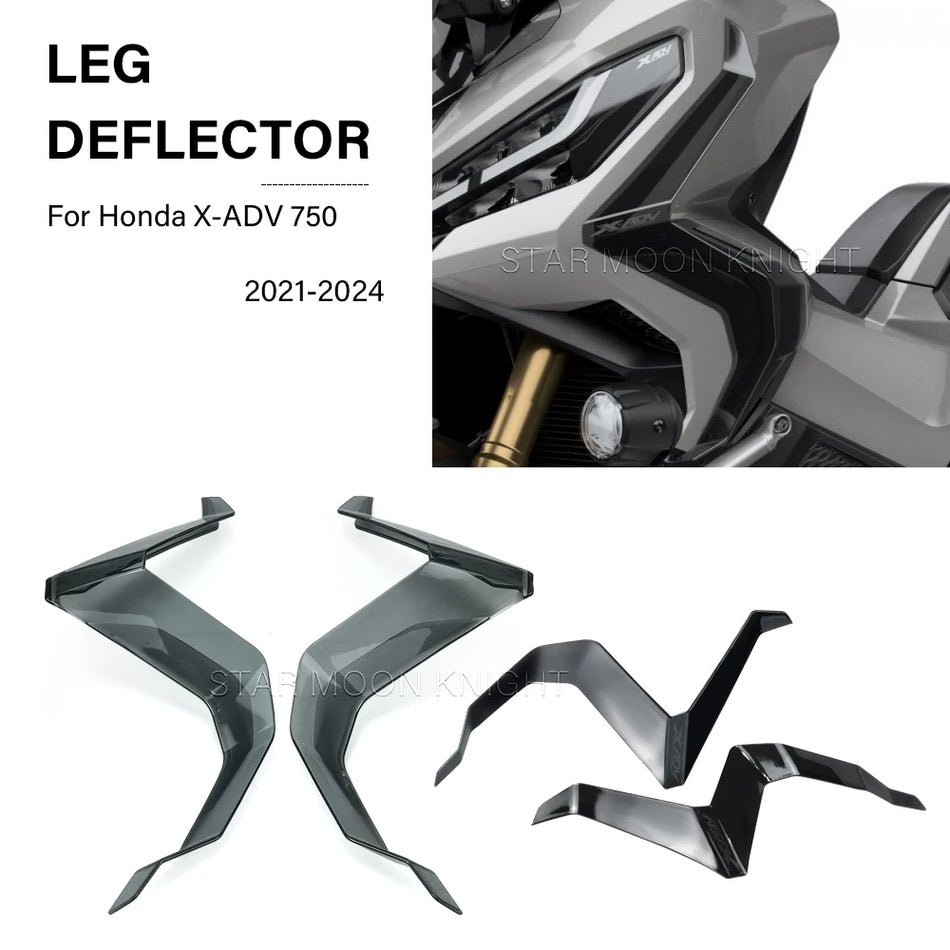Defletores de Pernas Honda X-ADV 750 para Defletor de Vento, Escudos Laterais de Carenagem em Policarbonato