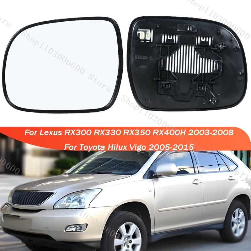 Heated Side Mirror Glass For Lexus RX300 RX330 RX350 And Toyota Hilux Vigo