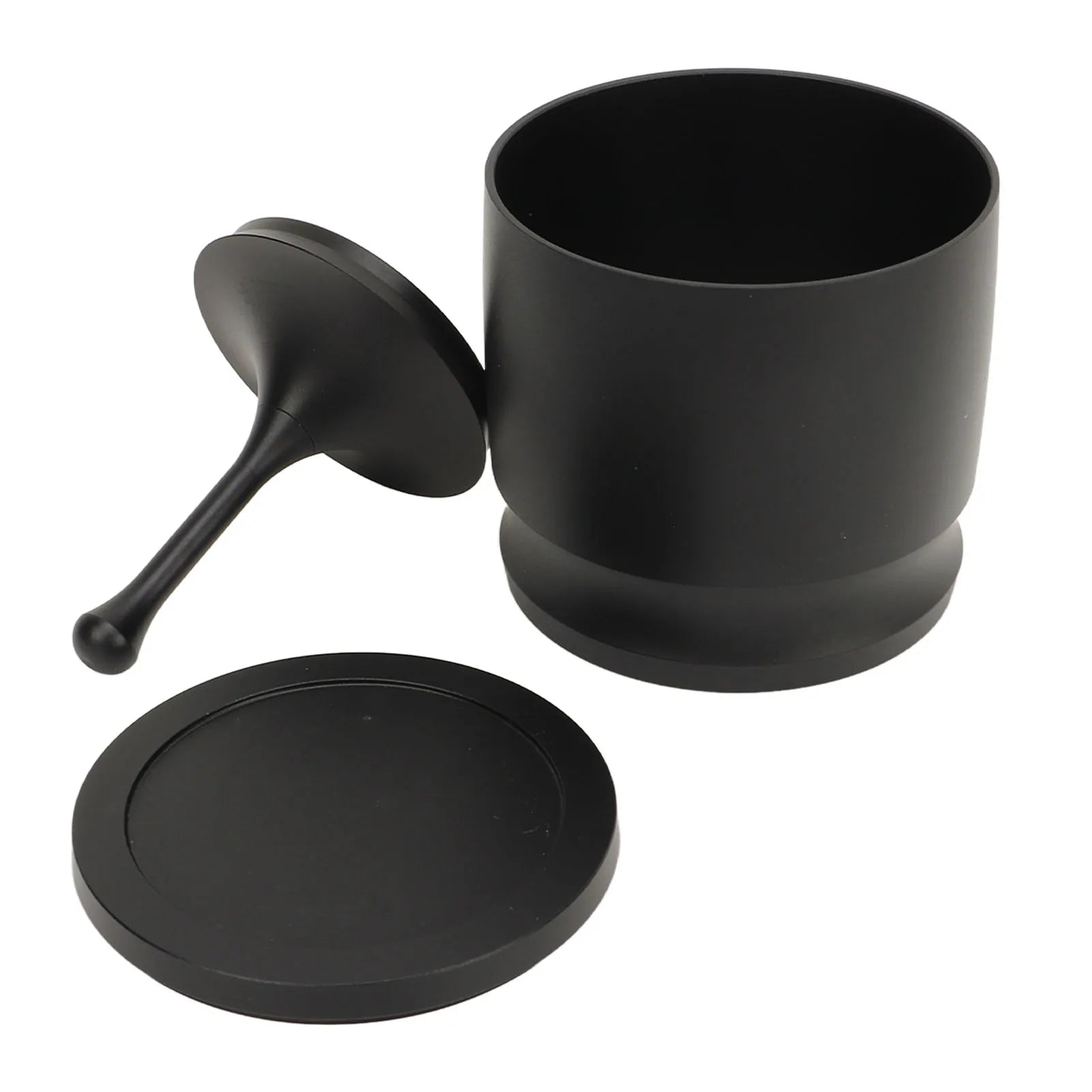 Aluminum Alloy Coffee Dosing Cup 58mm &ndash; Anti Spill black