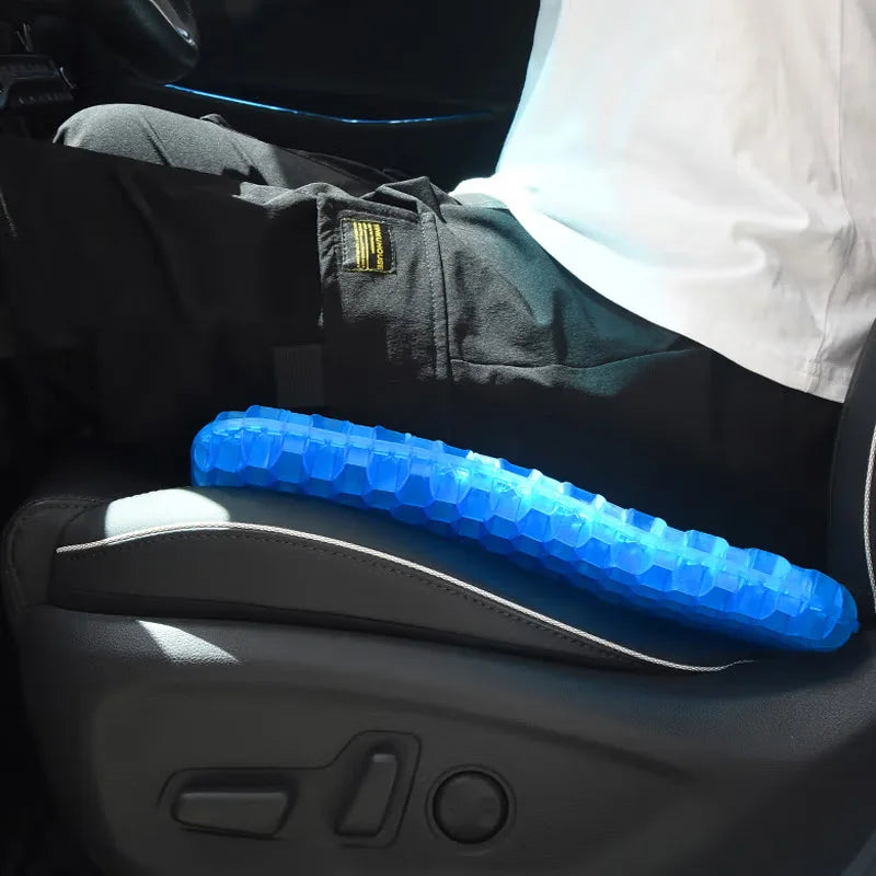 Μαξιλάρι Καθίσματος με Τζελ και Σχεδιασμό 3D Κυψελωτού, Δροσερό και Αναπνέον, Πολυεστέρας