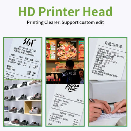 HZTZ 5890K 58mm USB Thermal Receipt Printer &ndash; 90mm per Sec