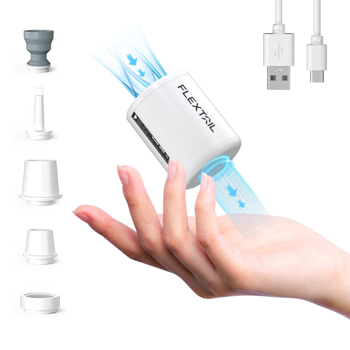 FLEXTAIL TINY PUMP 2 &ndash; Fast Inflation for Outdoor Adventures White